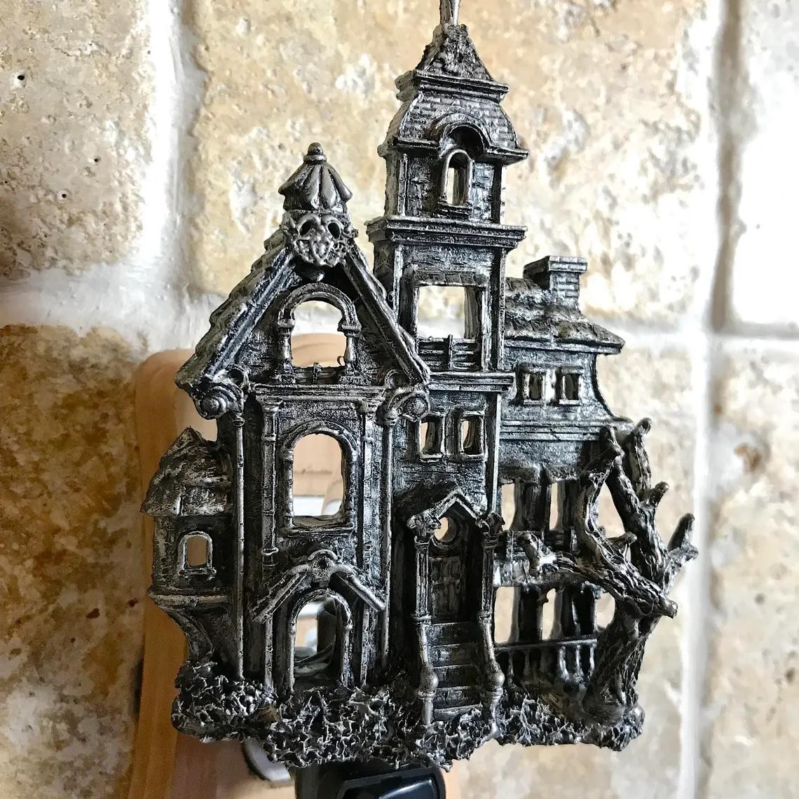Ghost House Night Light for Gothic Fantasy Home Decor