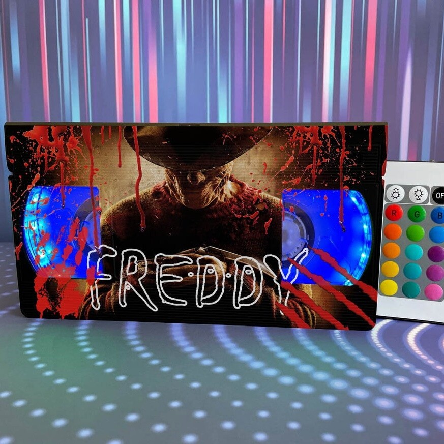 Horror Movie Retro VHS Lamp Halloween Gift