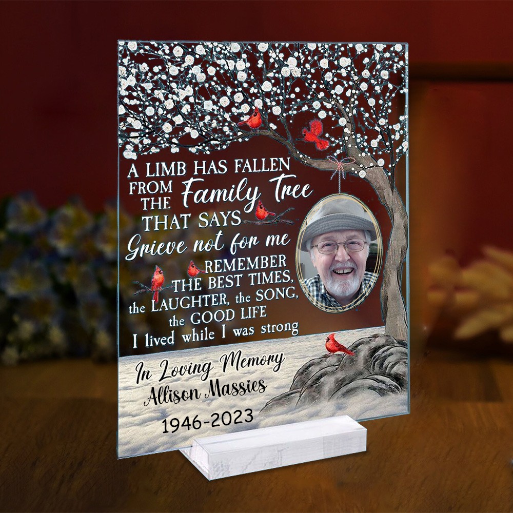 Custom Acrylic Photo Plaque I'm Always With You Memorial Gift for Parents