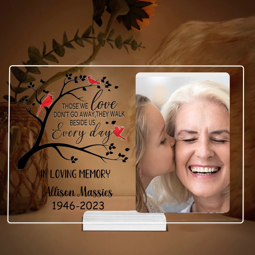 Custom Acrylic Photo Plaque I'm Always With You Memorial Gift for Parents