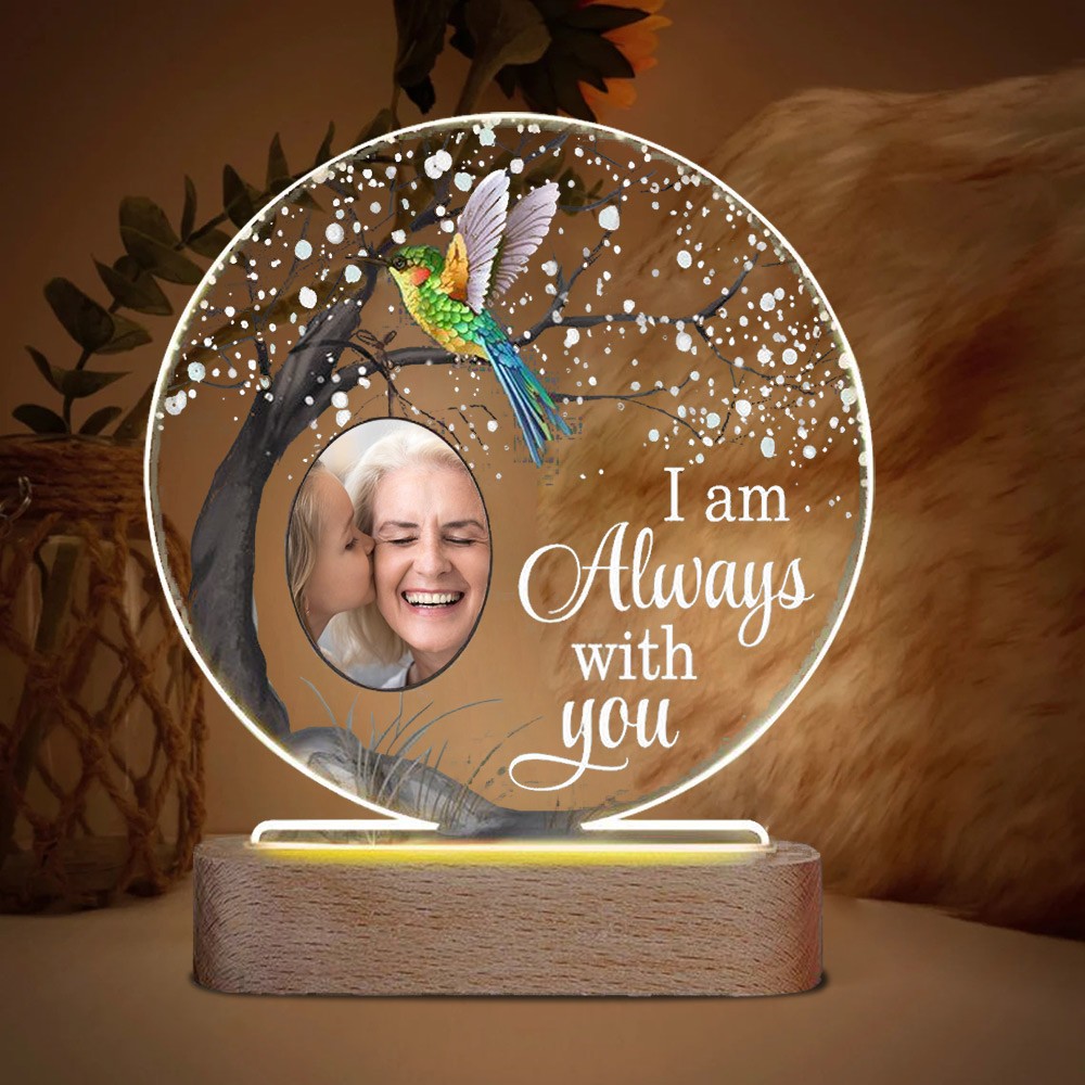 Custom Acrylic Photo Plaque I'm Always With You Memorial Gift for Parents