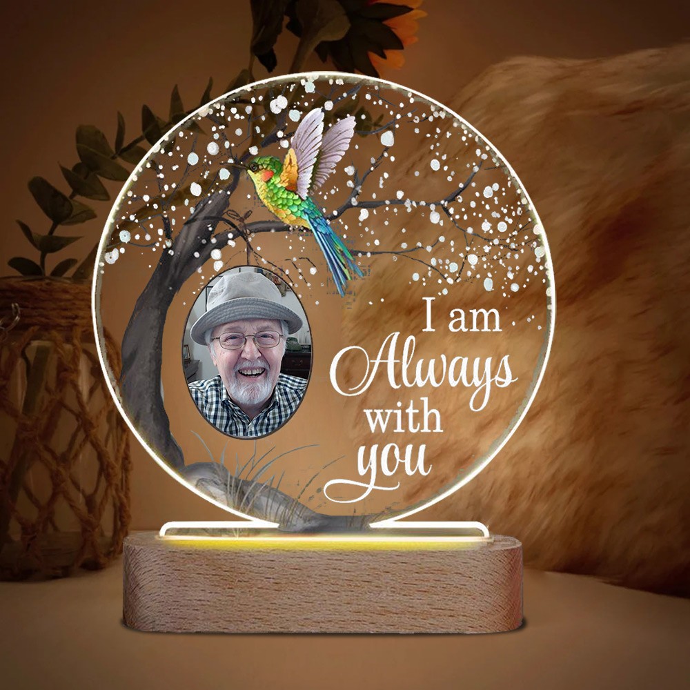 Custom Acrylic Photo Plaque I'm Always With You Memorial Gift for Parents