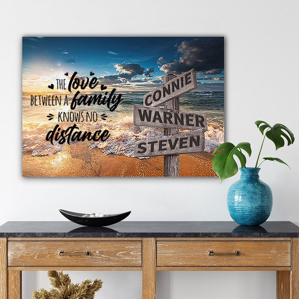 Personalized Last Name Birth Date Vintage Street Sign Multiple Names Premium Wall Art Best Gift For Family