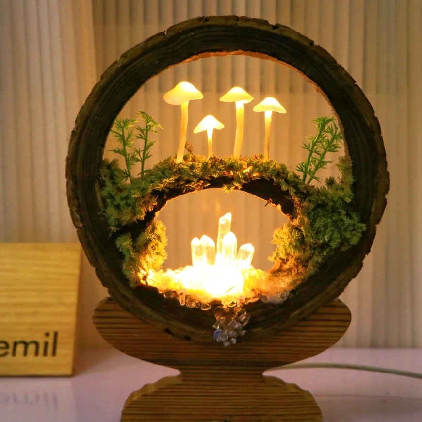 Enchanted Mushroom Lamp Unique Christmas Home Decor Gifts