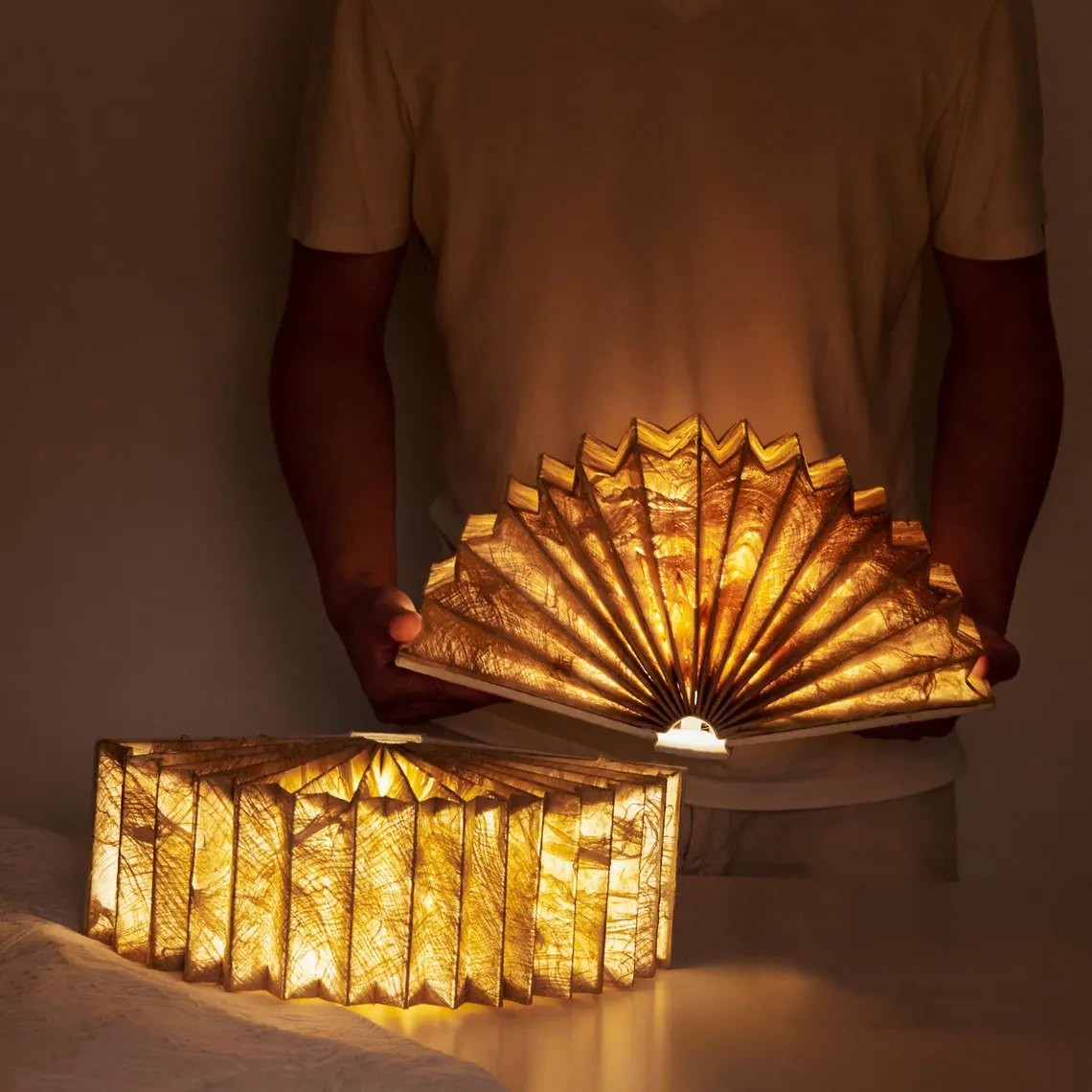 Paper Flower Lamp for Unique Home Decor Christmas Gift Ideas