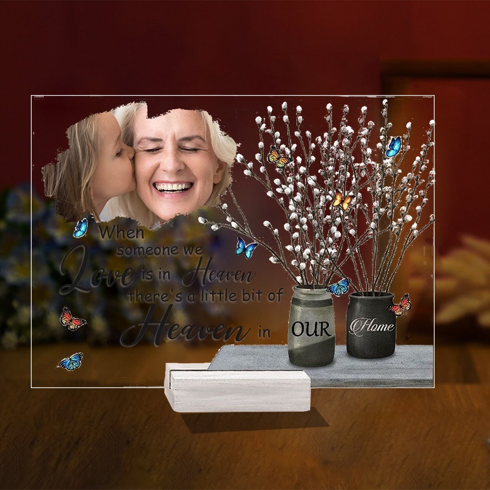 Custom Acrylic Photo Plaque I'm Always With You Memorial Gift for Parents