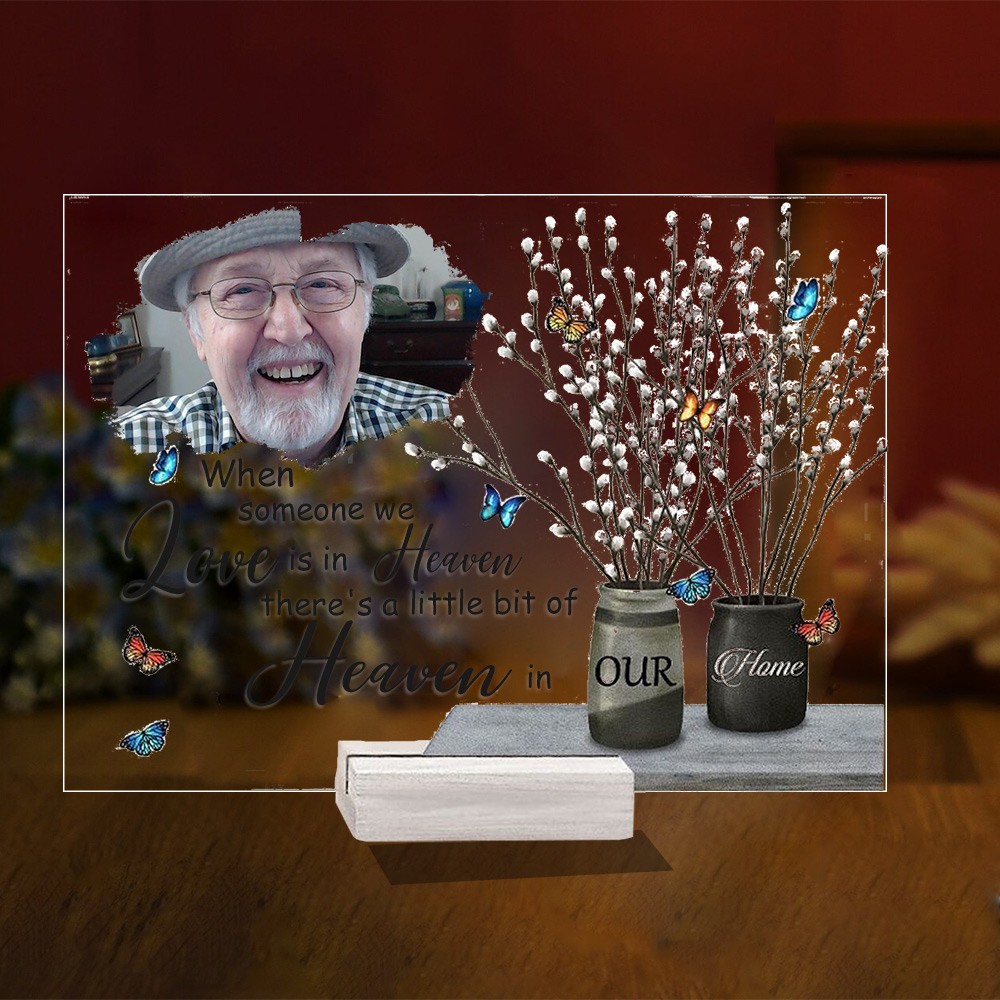 Custom Acrylic Photo Plaque I'm Always With You Memorial Gift for Parents