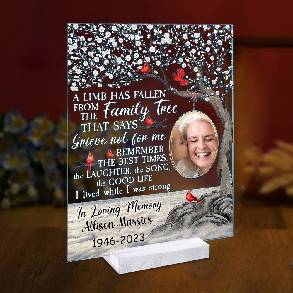 Custom Acrylic Photo Plaque I'm Always With You Memorial Gift for Parents