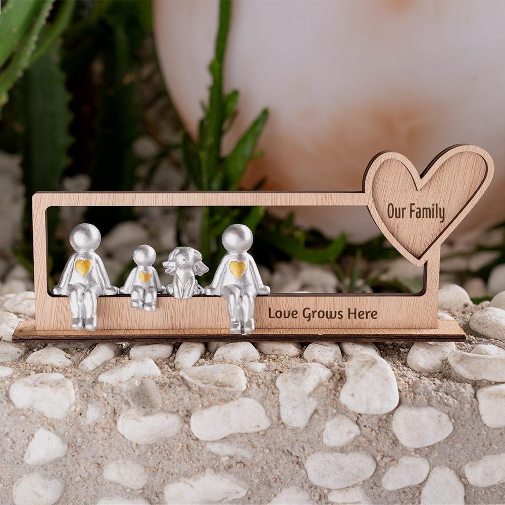 Love Grows Here Personalized Sculpture Figurines For Mother's Day Gift Ideas