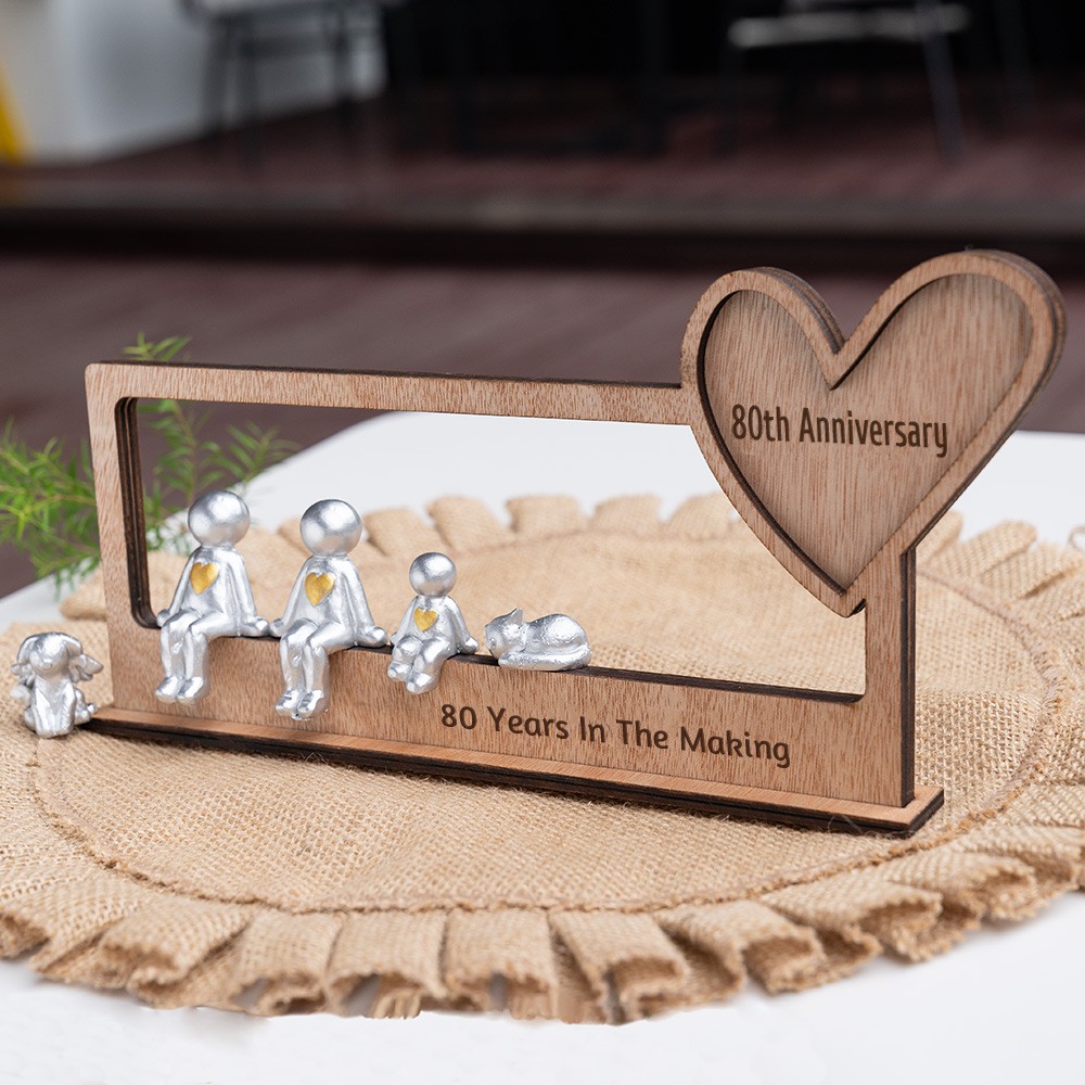 Our Little Family Personalized Sculpture Figurines For Mother's Day Gift Ideas