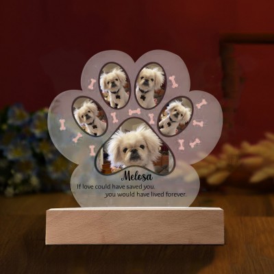 Custom Acrylic Photo Plaque You Would Have Lived Forever Memorial Gift for Pet Lover