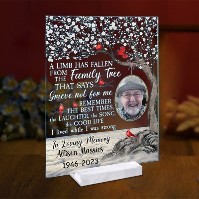 Custom Acrylic Photo Plaque I'm Always With You Memorial Gift for Parents