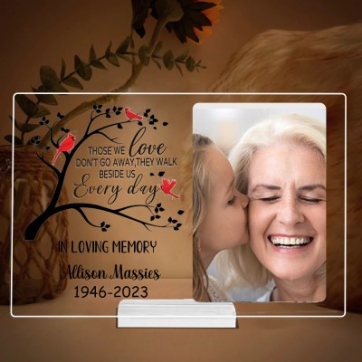 Custom Acrylic Photo Plaque I'm Always With You Memorial Gift for Parents