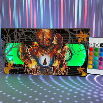 Horror Movie Retro VHS Lamp Halloween Gift