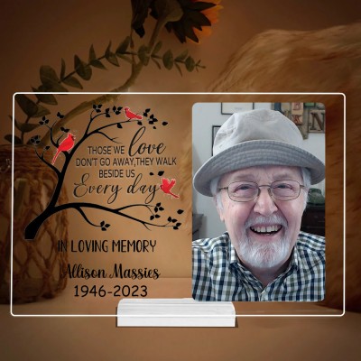 Custom Acrylic Photo Plaque I'm Always With You Memorial Gift for Parents