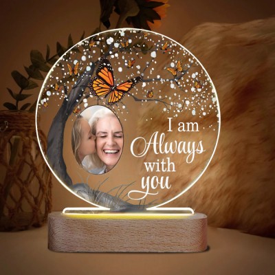Custom Acrylic Photo Plaque I'm Always With You Memorial Gift for Parents