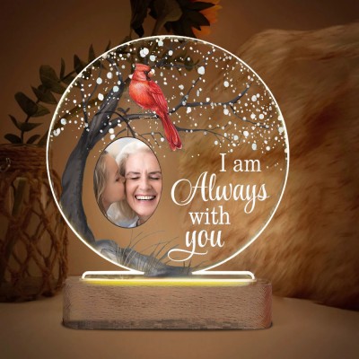 Custom Acrylic Photo Plaque I'm Always With You Memorial Gift for Parents