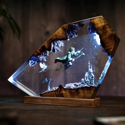 Bestseller ❗❗ Resin Wood Lamp Art Home Decor For Christmas Gift