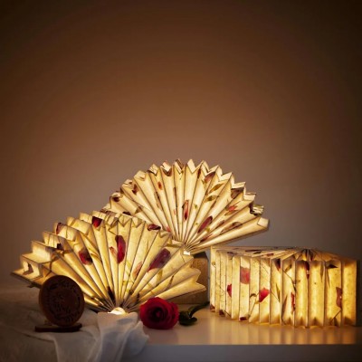 Paper Flower Lamp for Unique Home Decor Christmas Gift Ideas