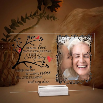 Custom Acrylic Photo Plaque I'm Always With You Memorial Gift for Parents