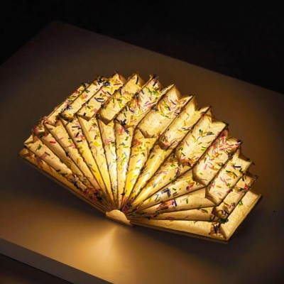 Paper Flower Lamp for Unique Home Decor Christmas Gift Ideas
