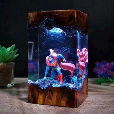 Resin Wood Lamp Art Home Decor For Birthday Christmas Gift Ideas