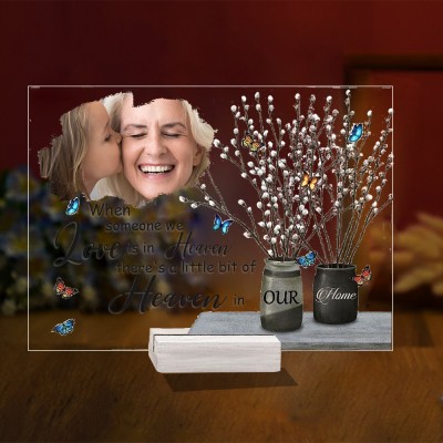 Custom Acrylic Photo Plaque I'm Always With You Memorial Gift for Parents