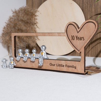 Our Little Family Personalized Sculpture Figurines For Mother's Day Gift Ideas