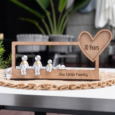 Our Little Family Personalized Sculpture Figurines For Mother's Day Gift Ideas