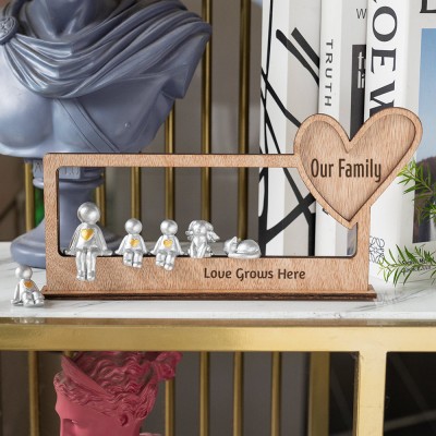 Where Life Begins And Never Ends Personalized Sculpture Figurines For Mother's Day Gift Ideas