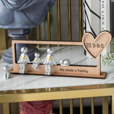 Love Grows Here Personalized Sculpture Figurines For Mother's Day Gift Ideas
