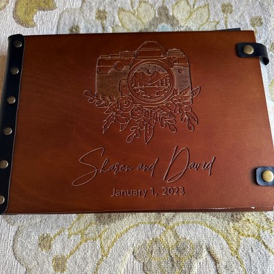 Personalized Our Adventure Book Wooden Photo Album For Valentine's Day Anniversary Gift