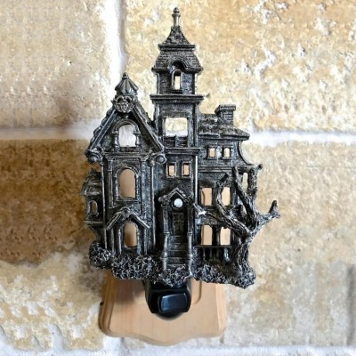 Ghost House Night Light for Gothic Fantasy Home Decor
