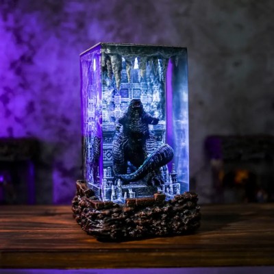 Resin Wood Table Lamp Art Home Decor For Christmas Birthday Gift