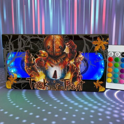 Horror Movie Retro VHS Lamp Halloween Gift