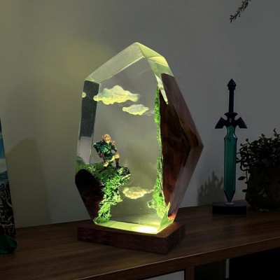 Handmade Resin Lamp Anniversary gifts Christmas Gifts Home Decorations