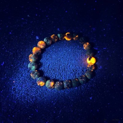 Yooperlite Tumbled Stone Bracelet