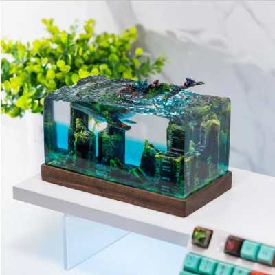 Mystery Ocean Resin Table Lamp Art Home Decor