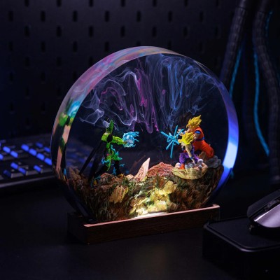 Resin Wood Lamp Art Home Decor For Birthday Christmas Gift Ideas