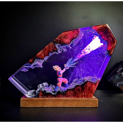 Resin Wood Lamp Art Home Decor For Birthday Christmas Gift Ideas