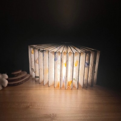 Paper Flower Lamp for Unique Home Decor Christmas Gift Ideas