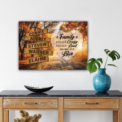 Personalized Last Name Birth Date Vintage Street Sign Multiple Names Premium Wall Art Best Gift For Family