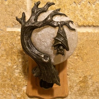 Hanging Bat Night Light for Gothic Fantasy Home Decor