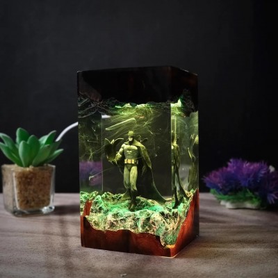 Resin Wood Lamp Art Home Decor For Birthday Christmas Gift Ideas