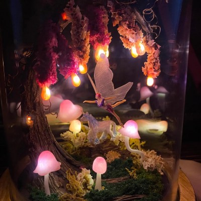 Hot ❗❗ Pink Fairy Mushroom Lamp For Christmas Gift