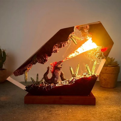 Bestseller ❗❗ Resin Wood Lamp Art Home Decor For Christmas Gift
